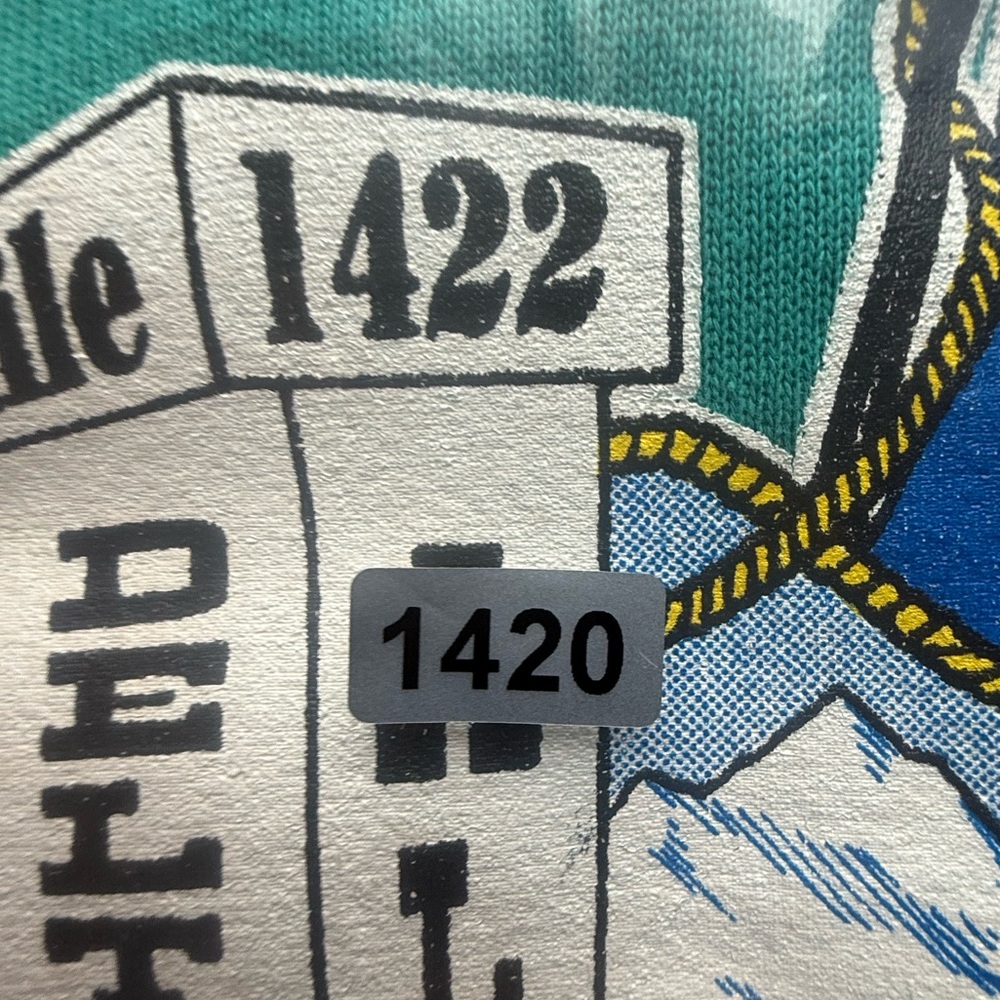 Vintage Alaska Sweatshirt End of the Alaska Highway Delta Junction Crewneck M - Picture 8 of 8